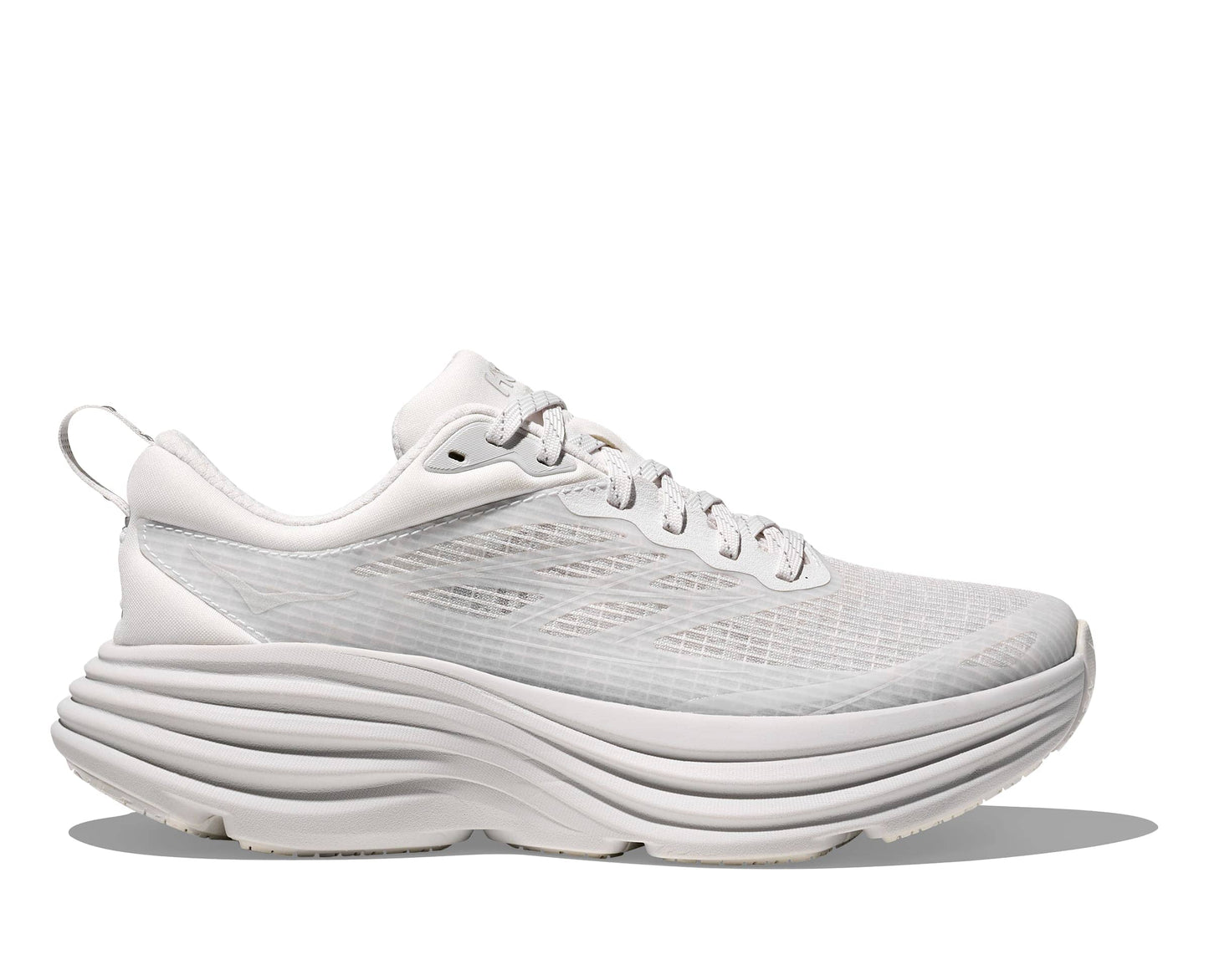 Hoka Unisex Stealth/Tech Bondi 8 Caged Road Running Shoes