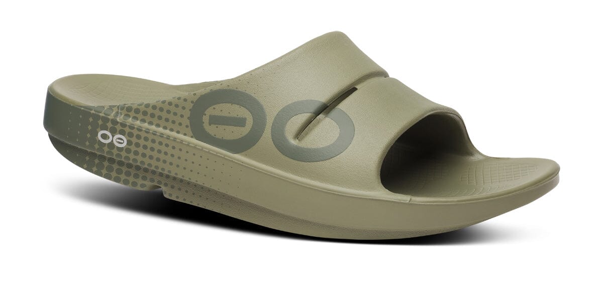 OOFOS Unisex OOahh Sport Slide Sandal - Foliage Matrix