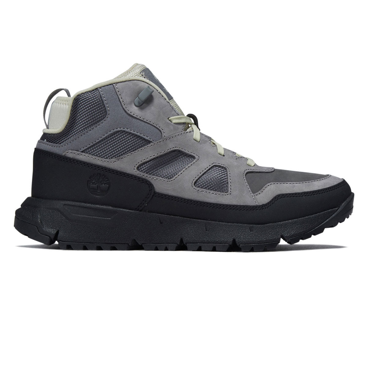 Timberland Voyager Valley Mid Lace Up Shoes - Medium Grey Nubuck