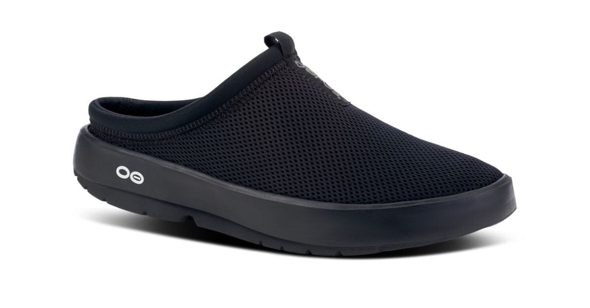 OOFOS Men's OOcoozie Sport Mule - Black