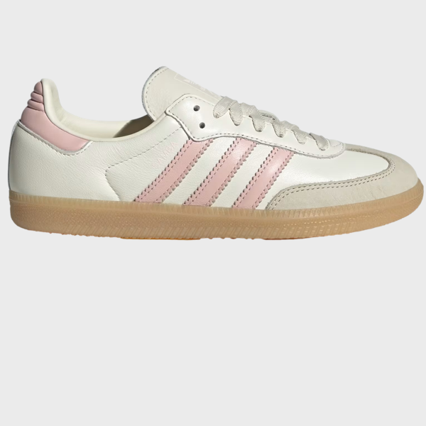Women's Samba OG Shoes Off White / Sandy Pink / Gum
