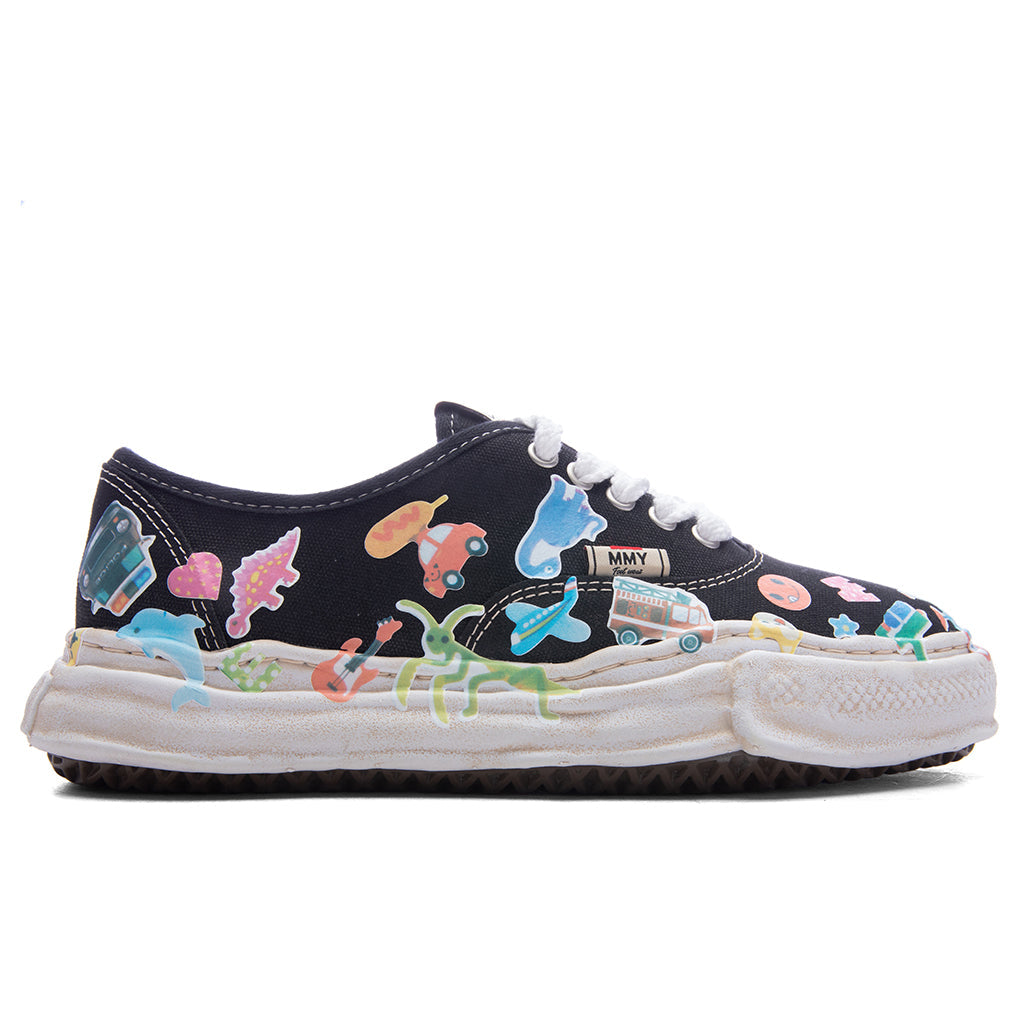 Baker Low OG Sole Canvas Stickers Print - Black