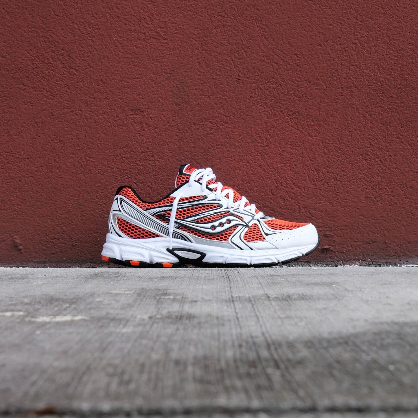 Mens Saucony Ride Millennium (Orange/Silver)