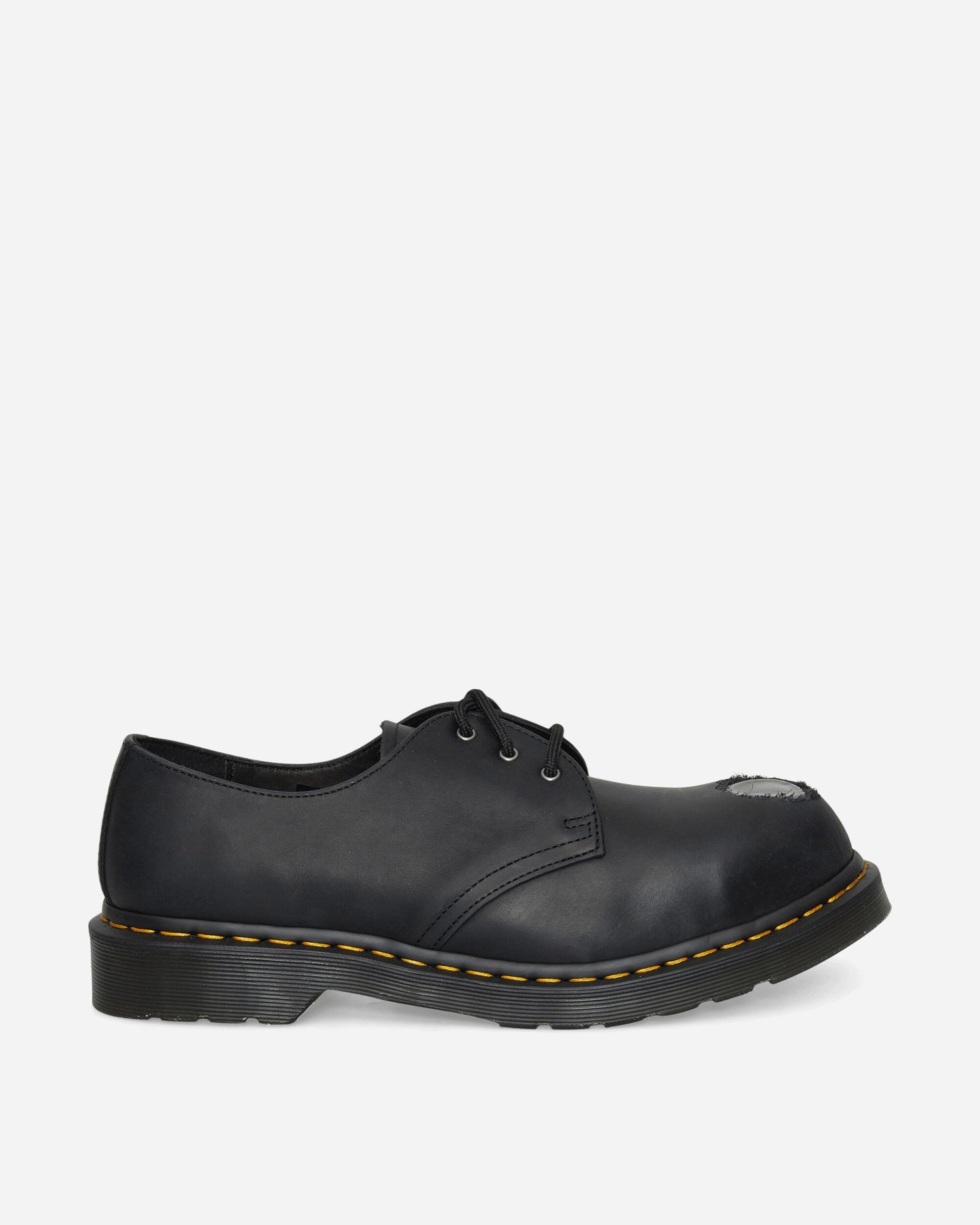 1461 Metal Toe Leather Shoes Black