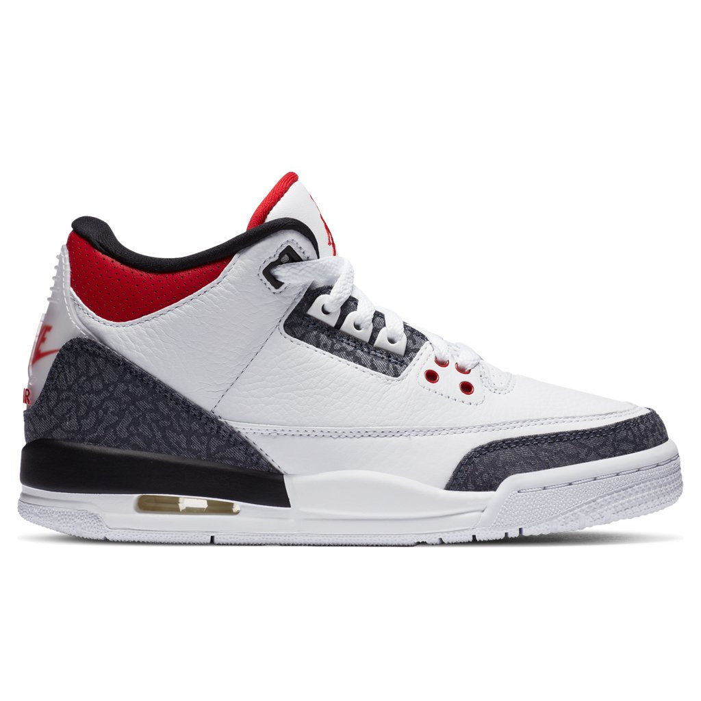 Air Jordan 3 Retro SE (GS) "Denim" - White/Black