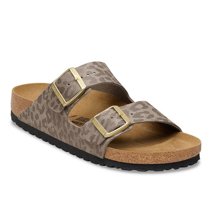 Birkenstock Arizona "Leopard" SYN Leo - Taupe