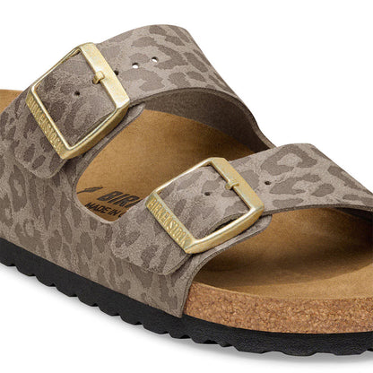 Birkenstock Arizona "Leopard" SYN Leo - Taupe