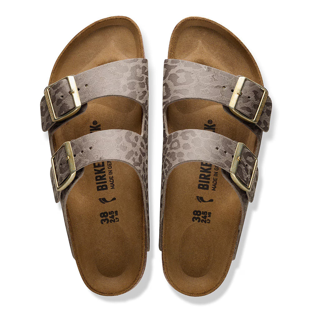 Birkenstock Arizona "Leopard" SYN Leo - Taupe