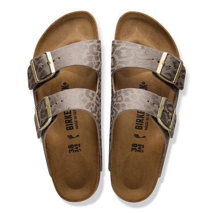 Birkenstock Arizona "Leopard" SYN Leo - Taupe