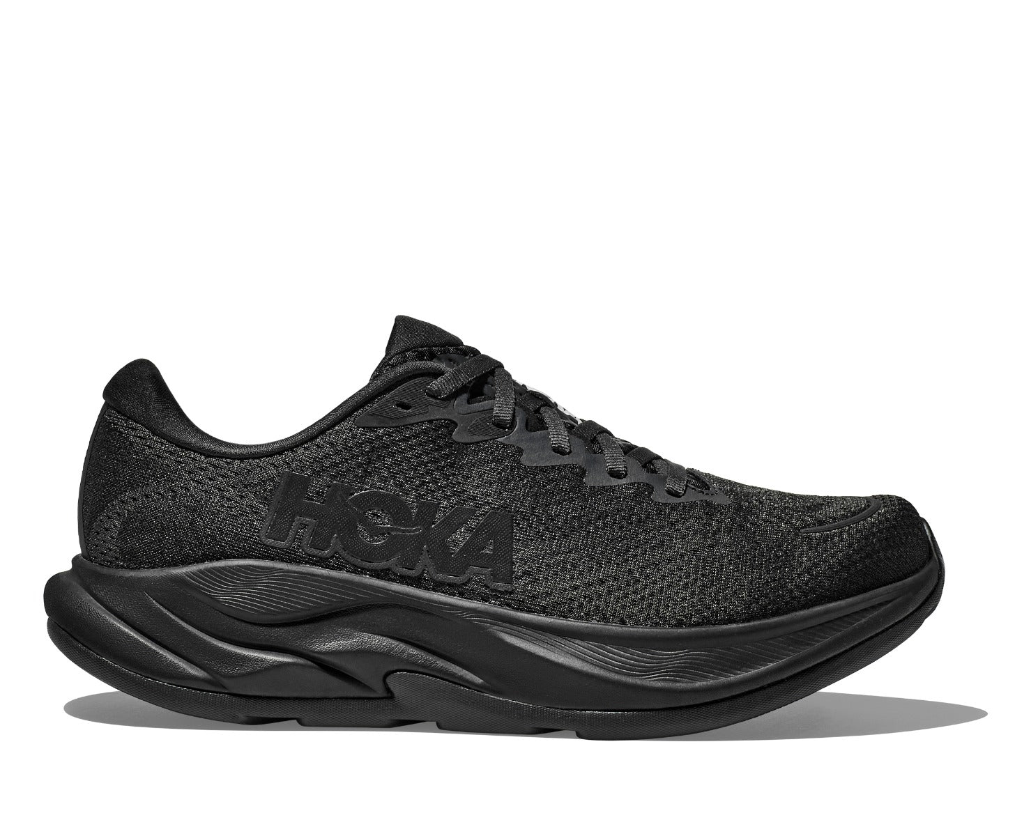 Hoka Black/Black Rincon 4 Men's Wide Width Running Shoes 1155132-BBLC