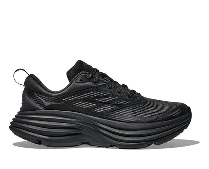 Hoka Unisex Stealth/Tech Bondi 8 Caged Road Running Shoes