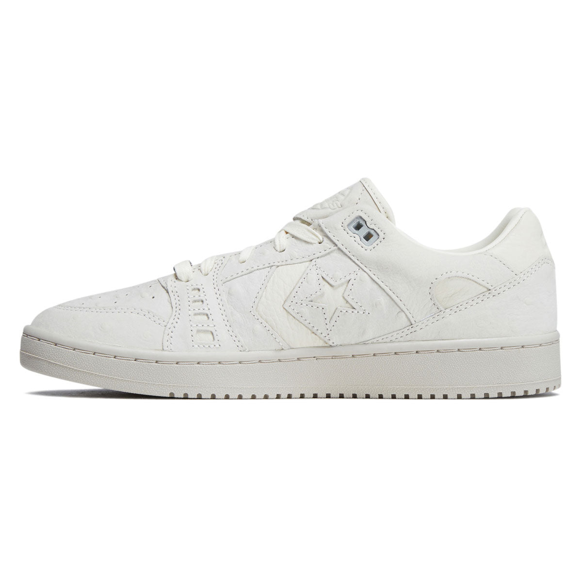 Converse AS-1 Pro Faux Ostrich Leather Shoes - Egret/Classic Ecru/Silver
