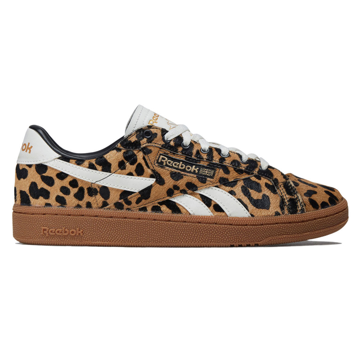 Reebok Womens Club C Grounds UK Shoes - Cheetah/Cheetah/Chalk