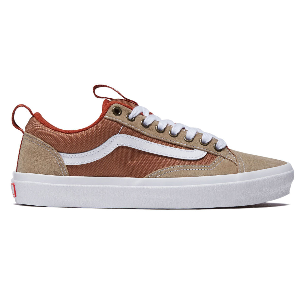 Vans Skate Old Skool 36+ Shoes - Khaki/Burnt Orange