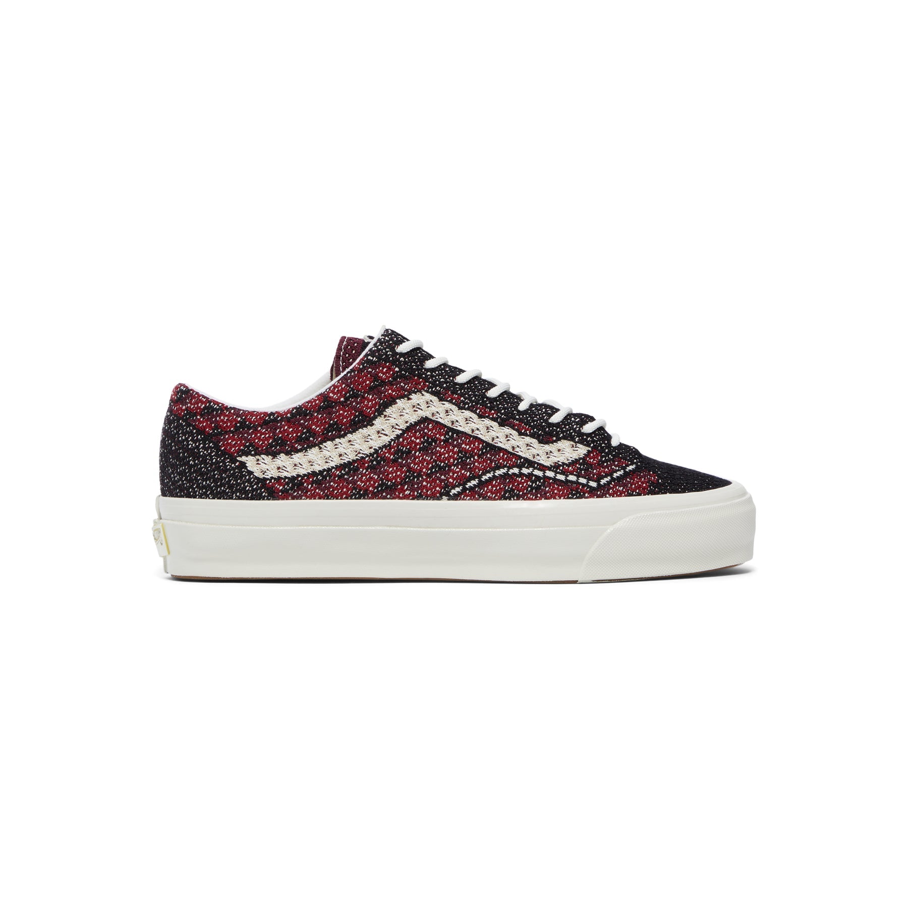 Vans LX Old Skool 36 (Geo check bordeaux red)