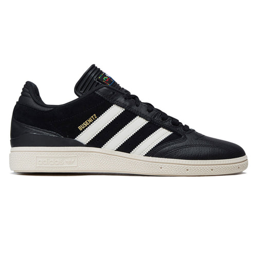 Adidas Busenitz Shoes - Core Black/Chalk White/Gold Metallic