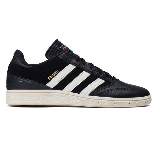 Adidas Busenitz Shoes - Core Black/Chalk White/Gold Metallic