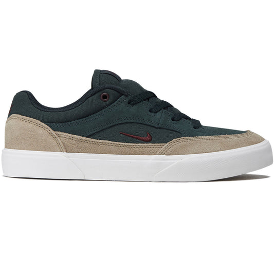 Nike SB Malor Shoes - Seaweed/Burgundy Crush/Khaki/Phantom
