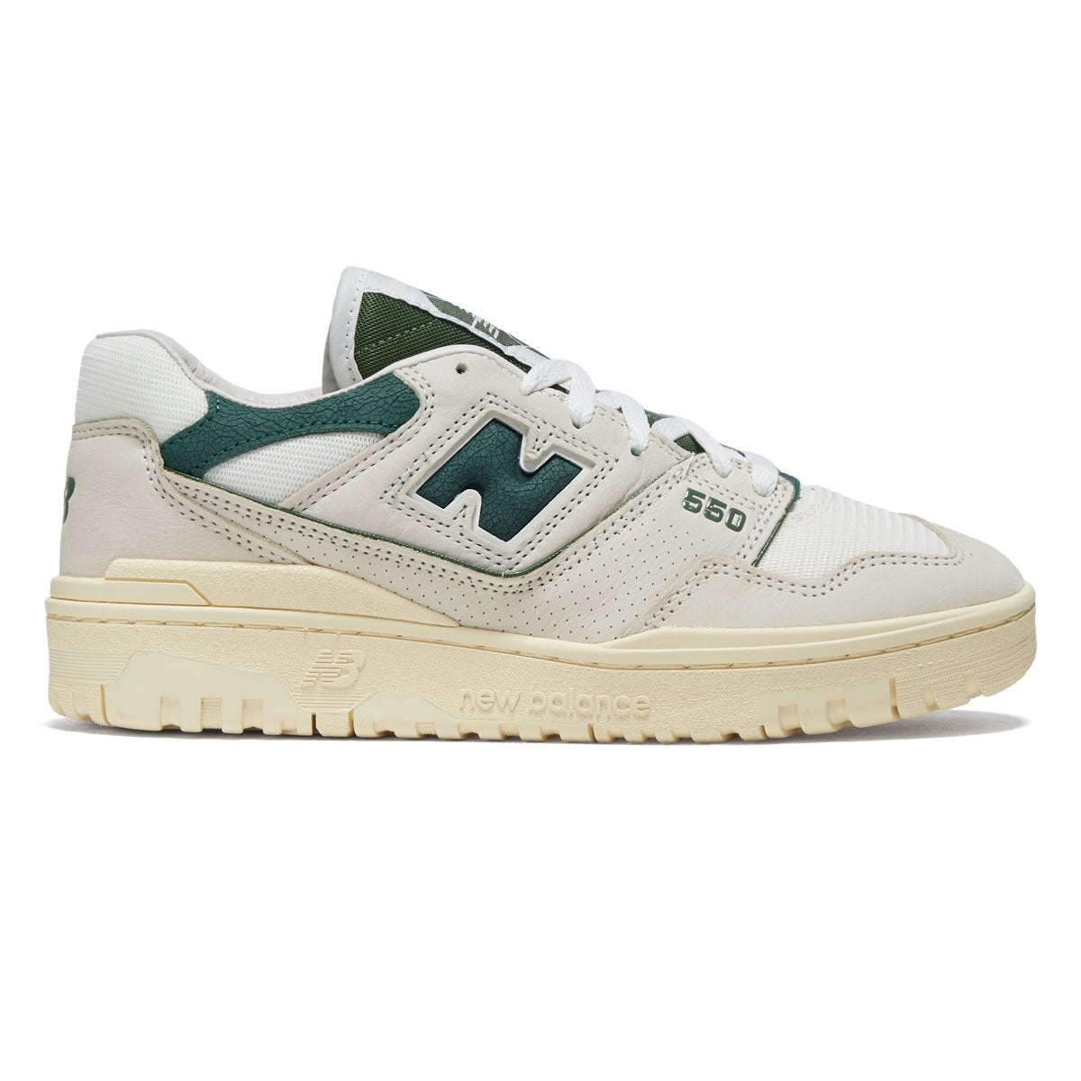 New Balance 550 Shoes - Permafrost/Dark Alpine Green