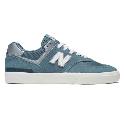 New Balance 574 Vulc Shoes - Saltwater/White