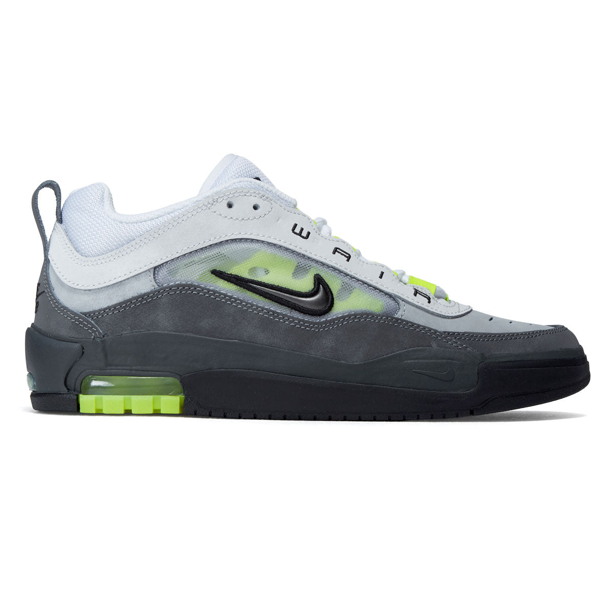 Nike SB Air Max Ishod Shoes - Black/Neon Yellow/Anthracite/Light Grey