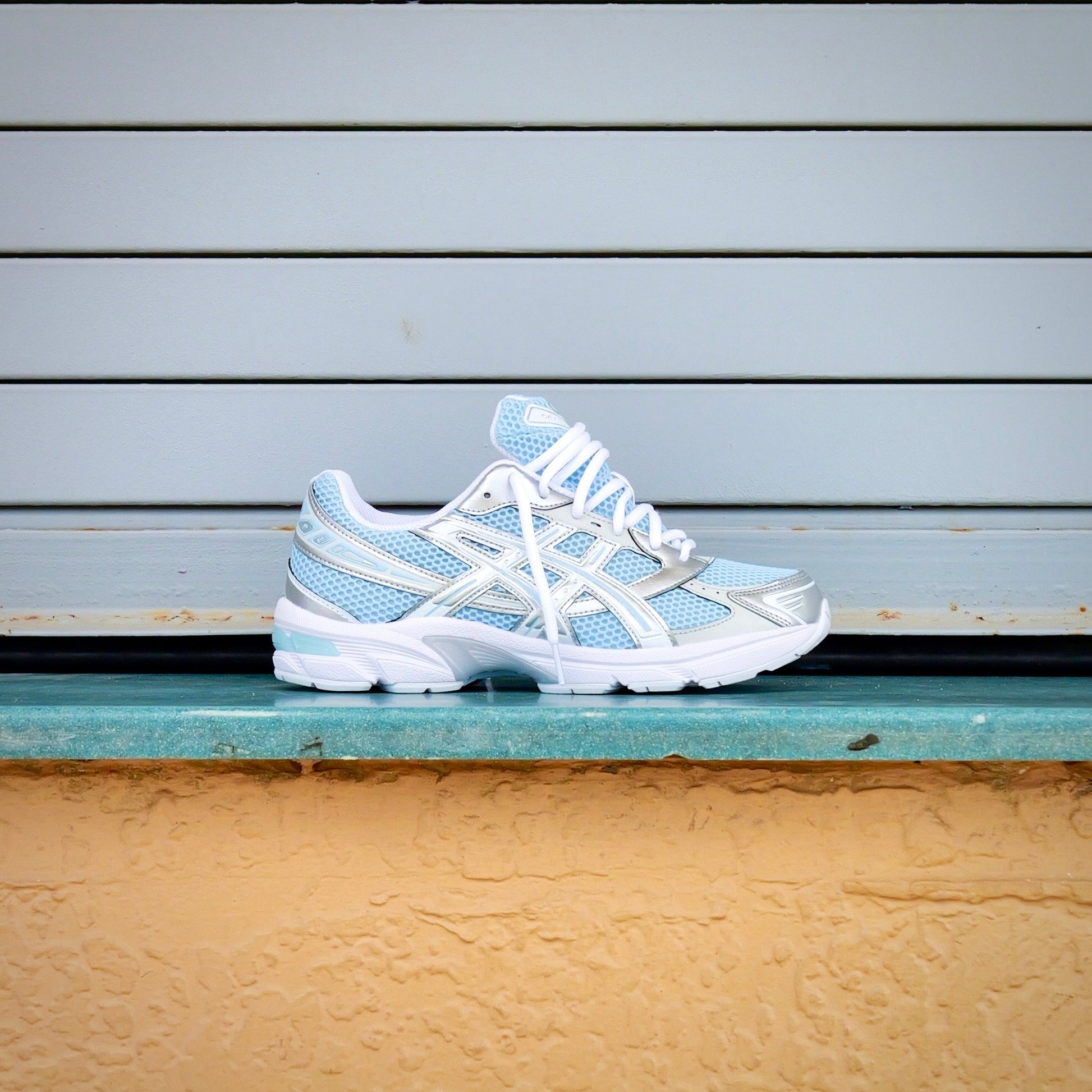Mens Asics Gel-1130 (Faded Denim/Pure Silver)