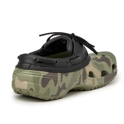 Crocs Classic Duck Camo Boat Shoe - Black