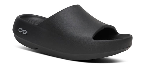 OOFOS Unisex OOahh PLUS Slide Sandal - Black