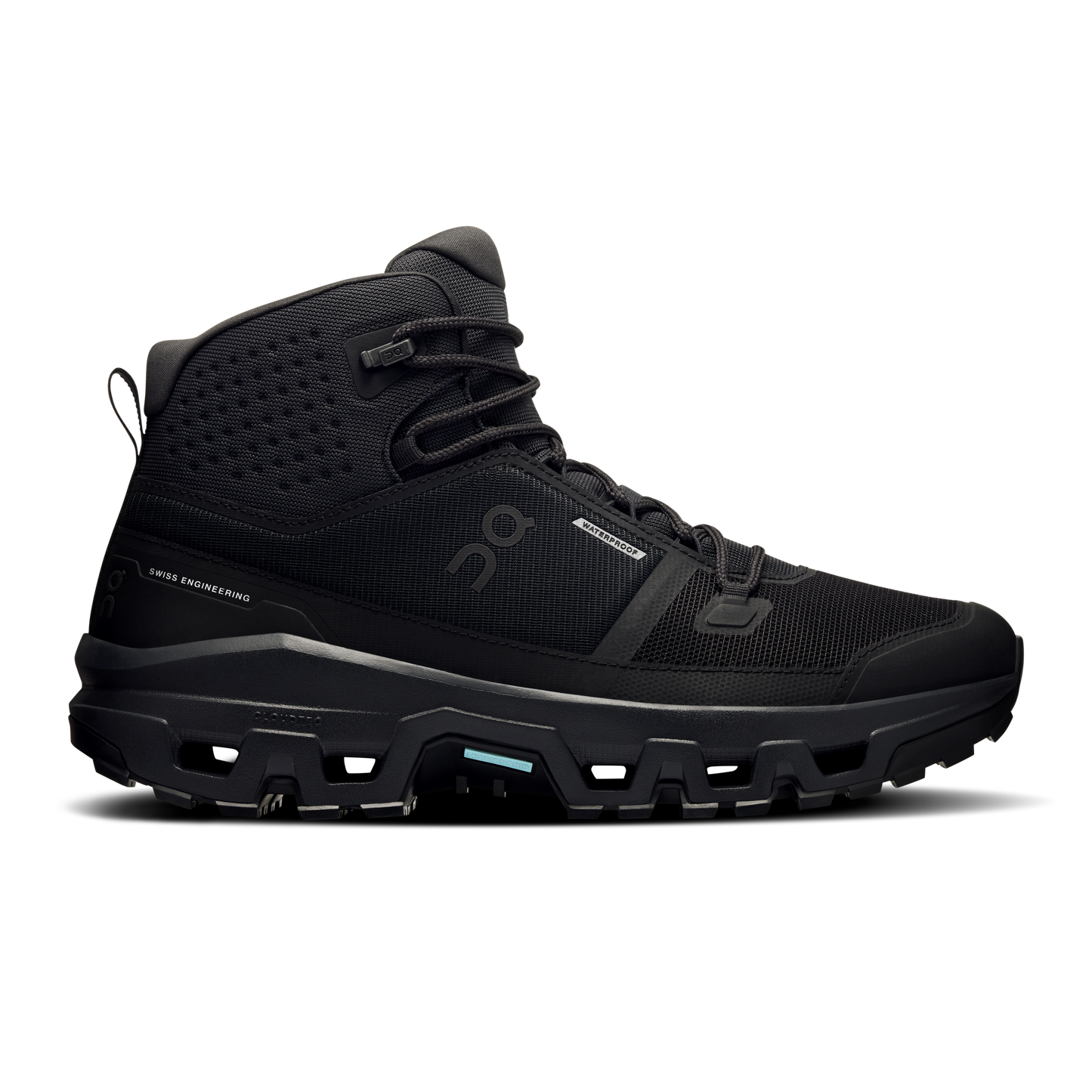 On Black/Black Cloudrock Mid WP Men's Hiking Shoes 3MF10161043