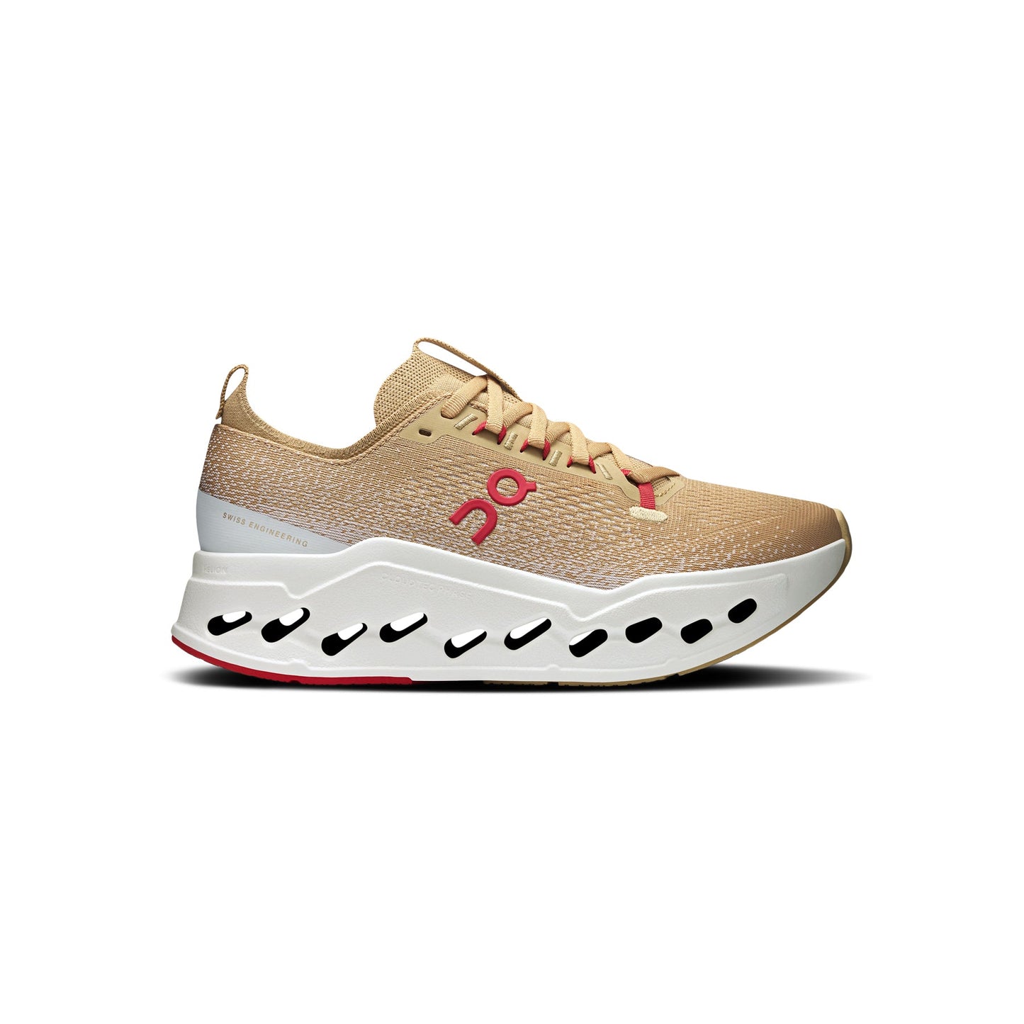 ON Womens Cloudsurfer Max 1 (Chai/Ivory)