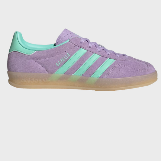 Women's Gazelle Indoor Shoes Powder Plum / Easy Green / Gum