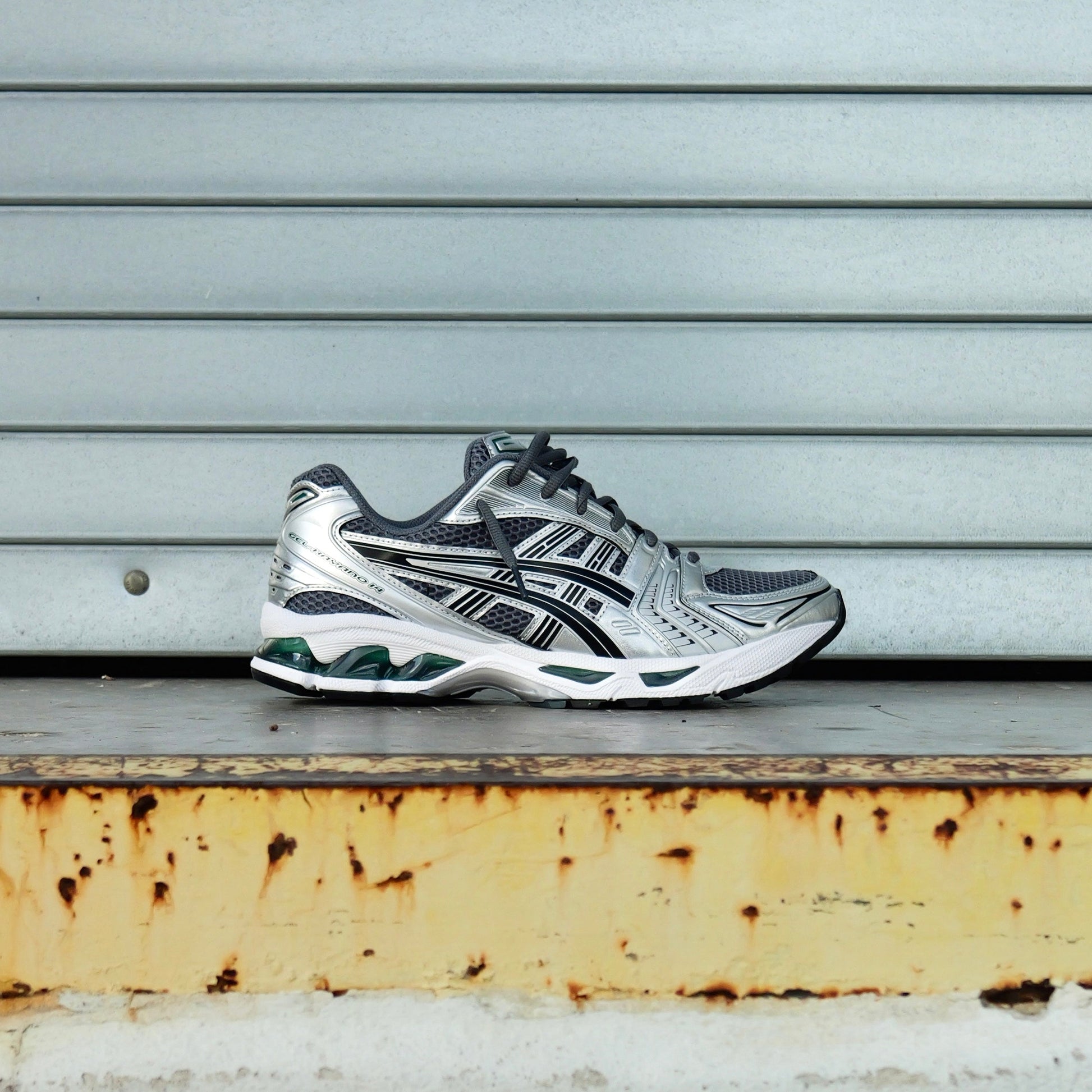 Mens Asics Gel-Kayano 14 (Metropolis/Jasper Green)