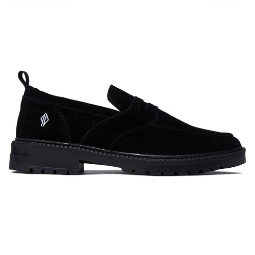 Hours Is Yours Cohiba PD Dollin Lug Loafer Shoes Shoes - Black Suede