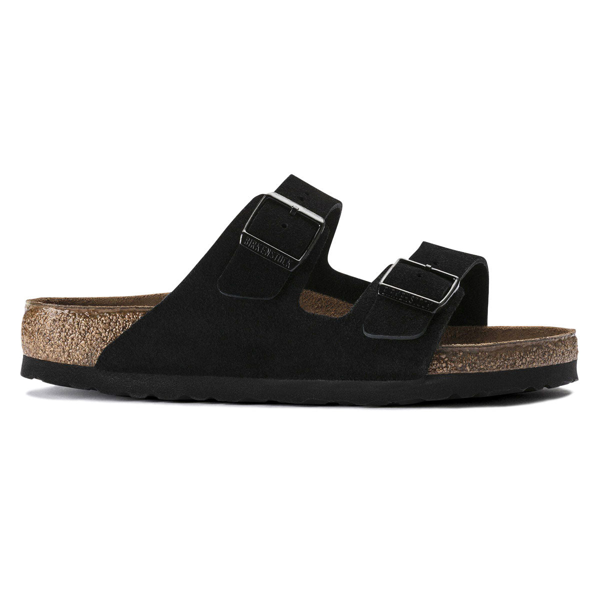 Birkenstock Arizona Soft Footbed Sandals - Black Suede