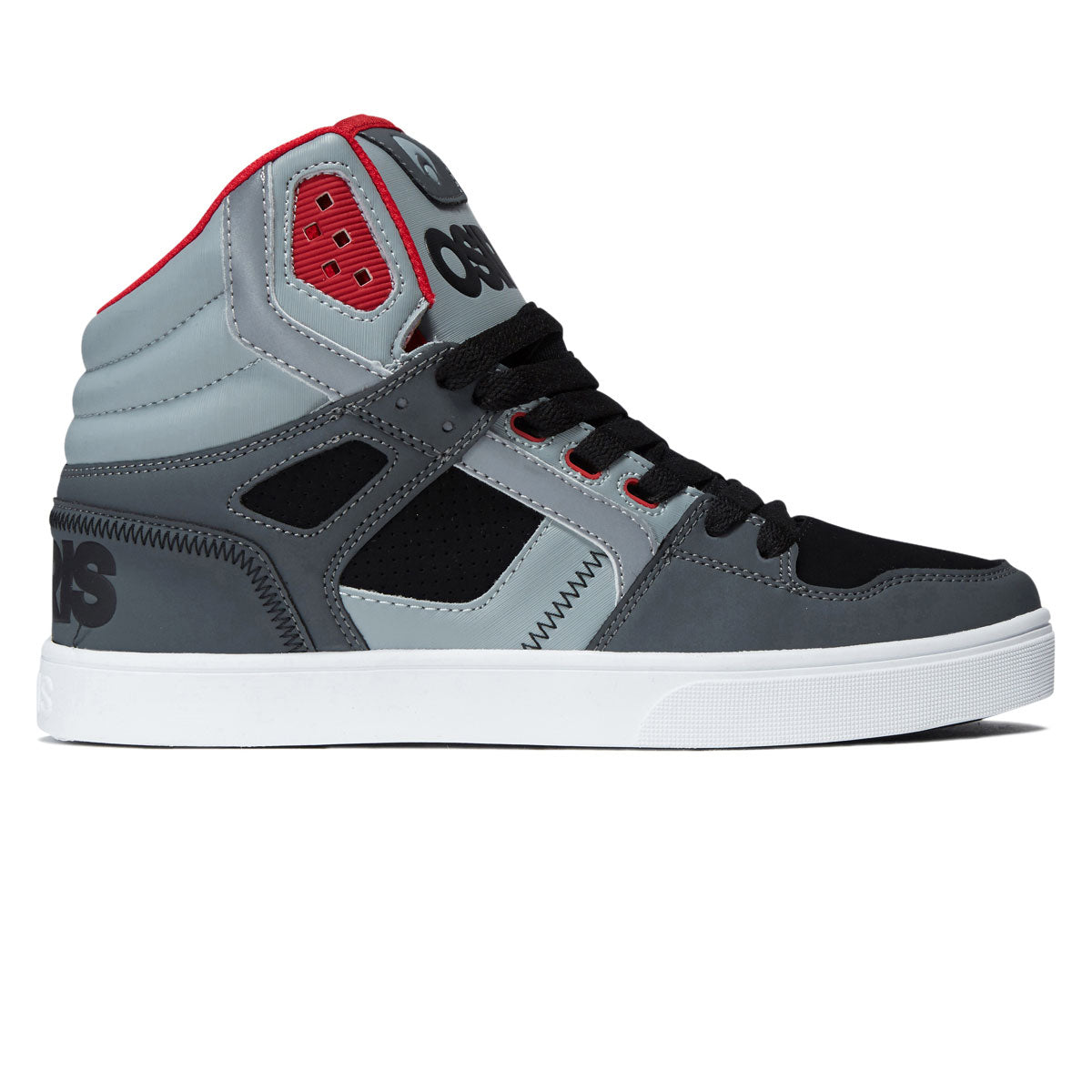 Osiris Clone Shoes - Black/Grey/Red