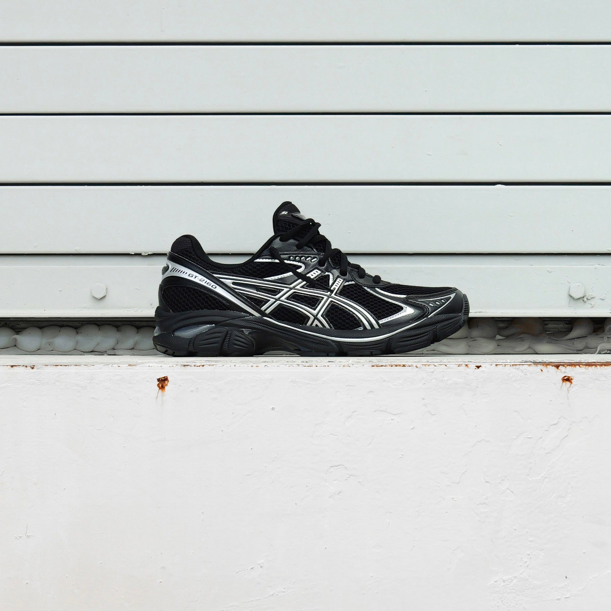Mens Asics GT-2160 (Black/Pure Silver)