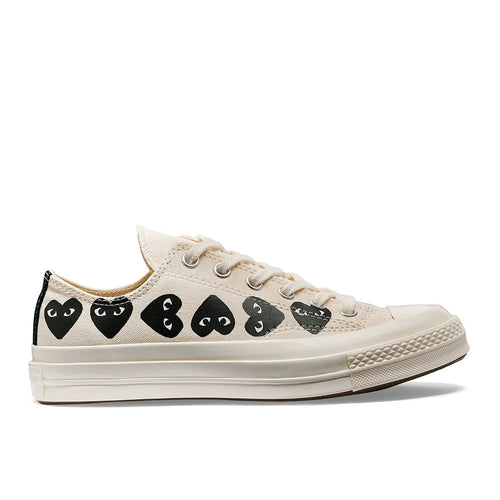 COMME DES GARÇONS X Converse Multi Heart Chuck 70 Lo Top
