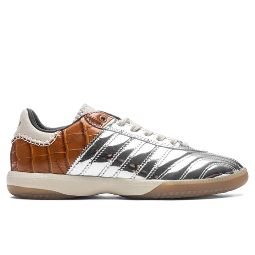 Adidas x Wales Bonner Samba Metallic - Silver Metal/Silver Metal/Easy Yellow