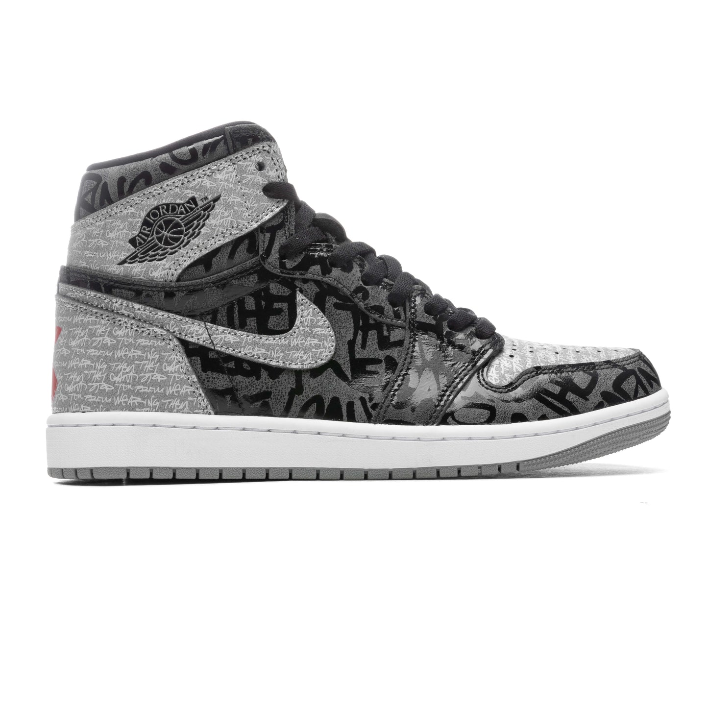 Air Jordan 1 Hi OG "Rebellionaire" - Black/White/Particle Grey