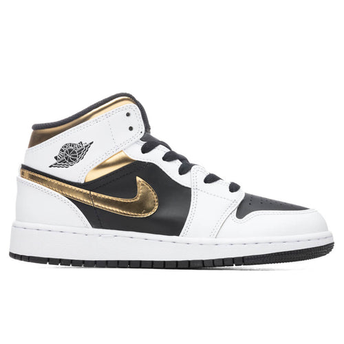 Air Jordan 1 Mid (GS) - White/Multi