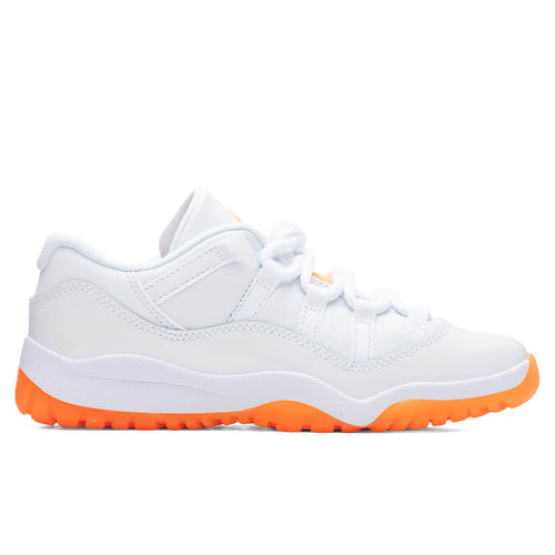 Air Jordan 11 Retro Low (PS) - White/Bright Citrus