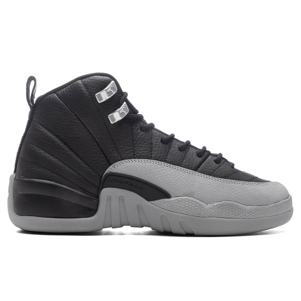 Air Jordan 12 Retro (GS) Barons - Black/Wolf Grey/White