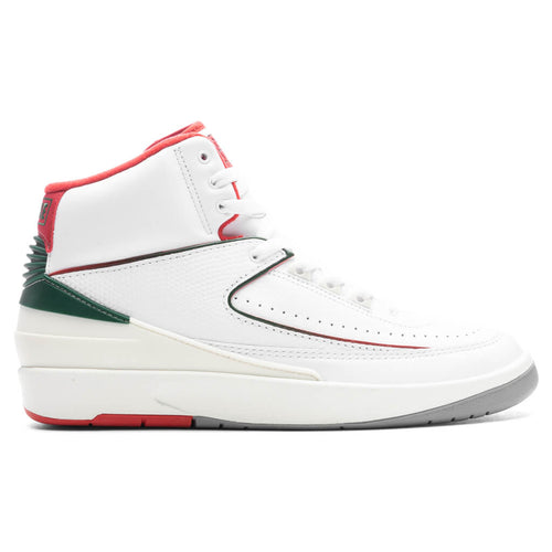 Air Jordan 2 Retro 'Italy' - White/Fire Red