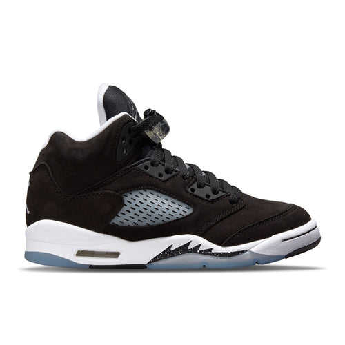 Air Jordan 5 Retro (GS) 'Oreo' - Black/Cool Grey