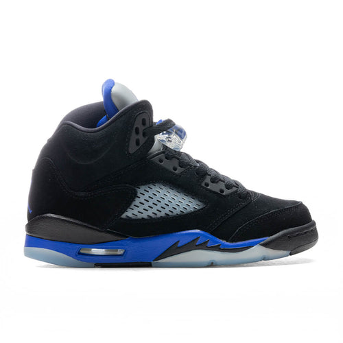 Air Jordan 5 Retro (GS) "Racer Blue" - Black/Reflect Silver