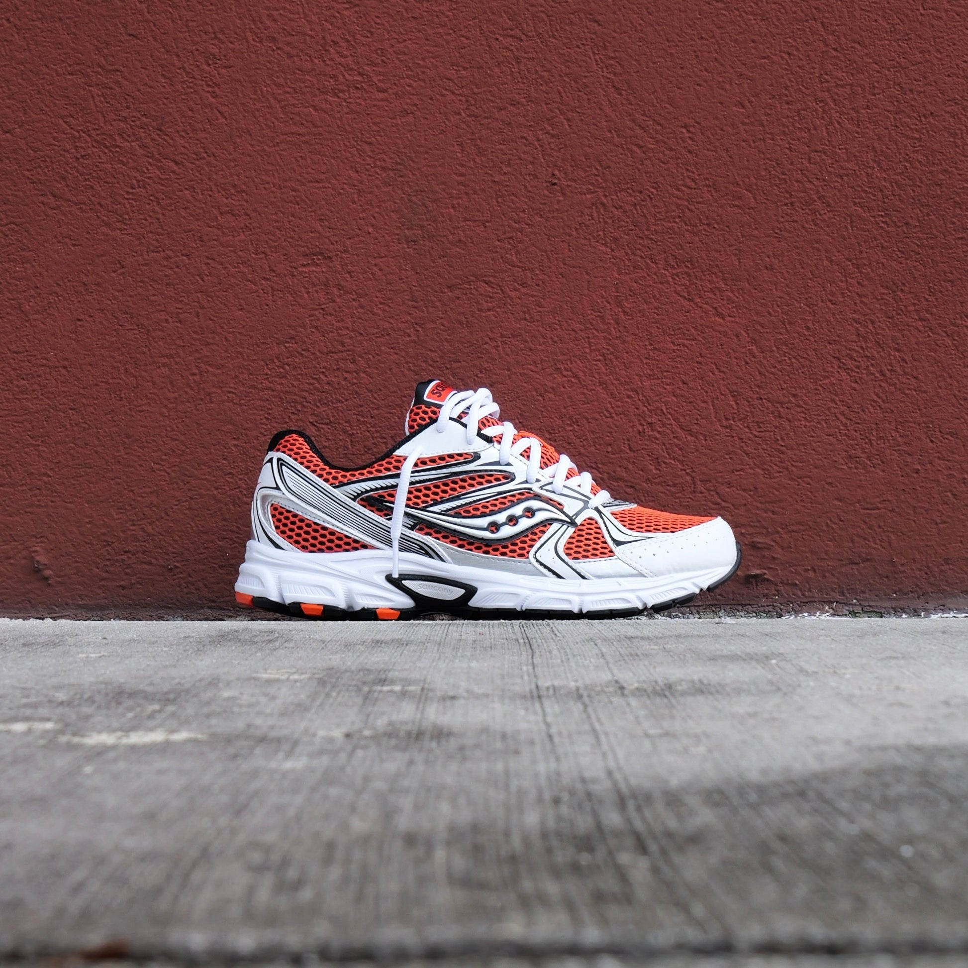 Mens Saucony Ride Millennium (Orange/Silver)
