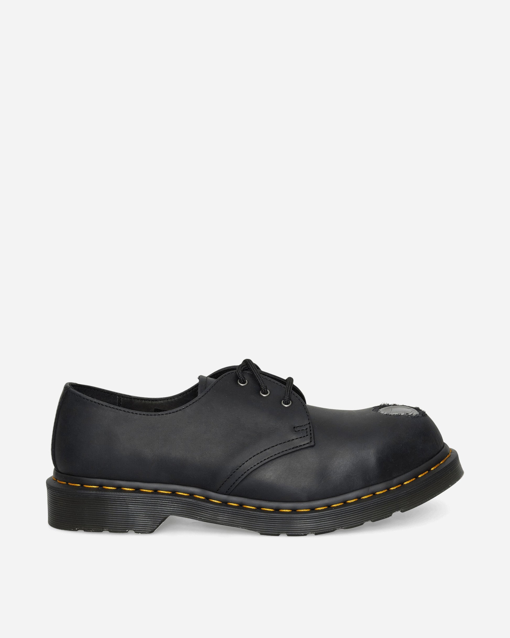 1461 Metal Toe Leather Shoes Black