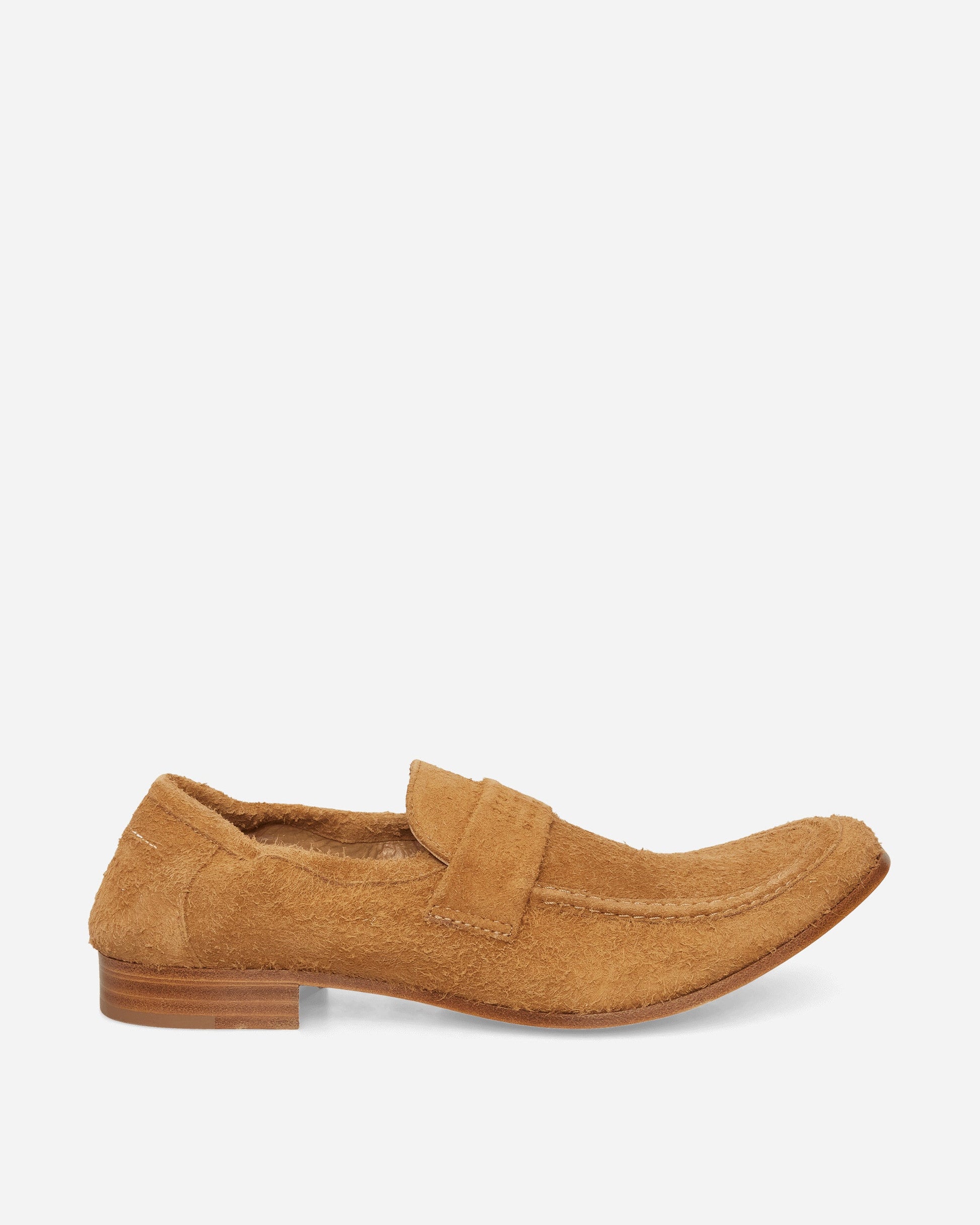Men's Swing-Toe Leather Loafers Ermine