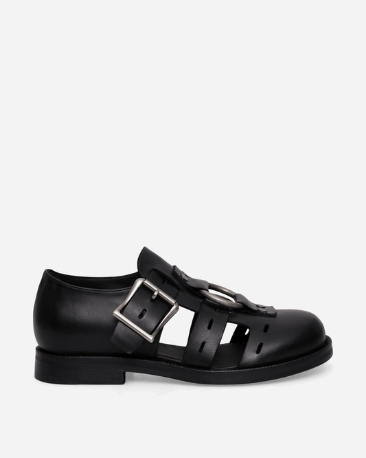 Bondage Belt Sandals Black