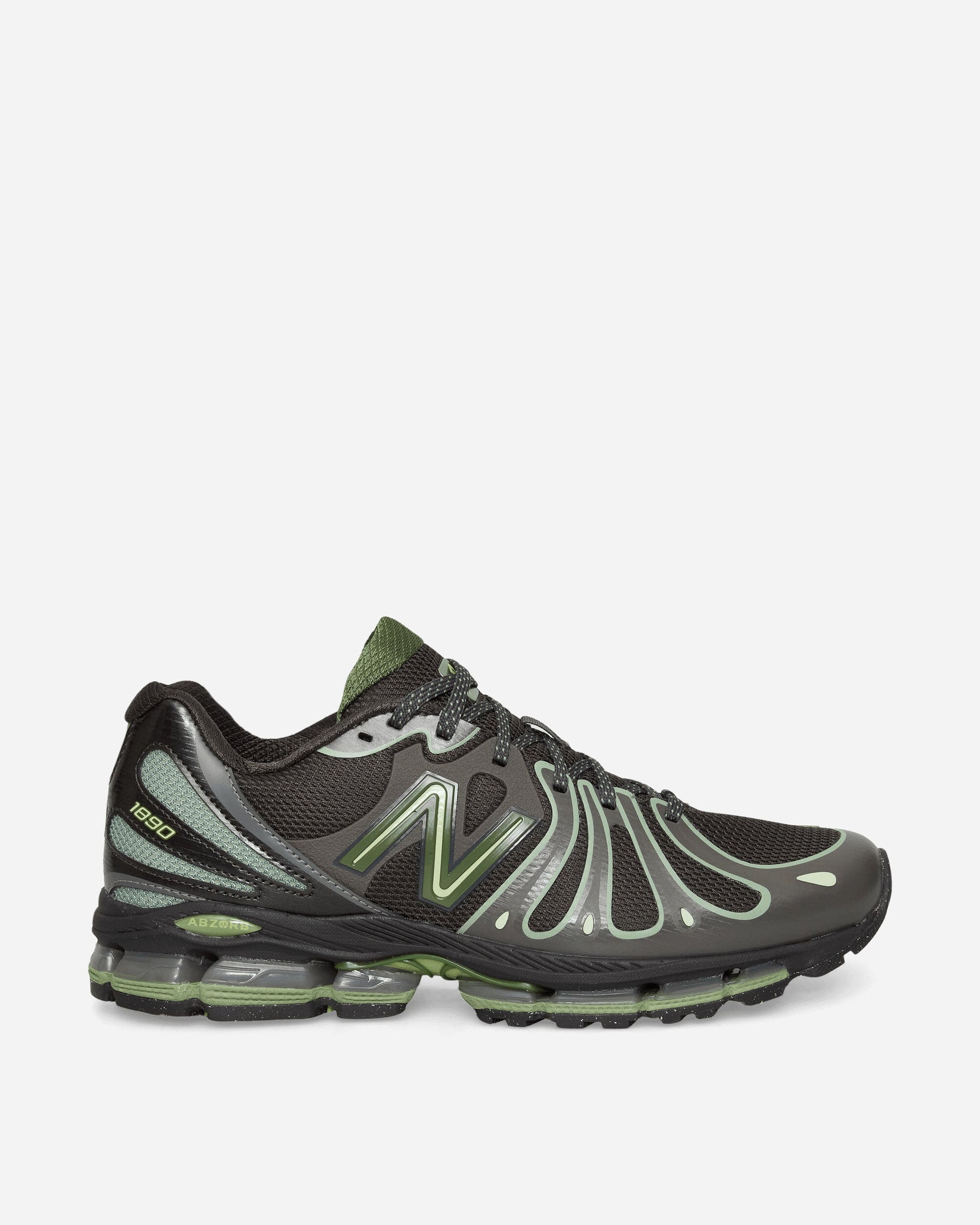 1890 Sneakers Faded Black / Utility Green